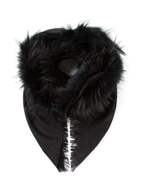 black gucci scarf replica|gucci scarf with fur trim.